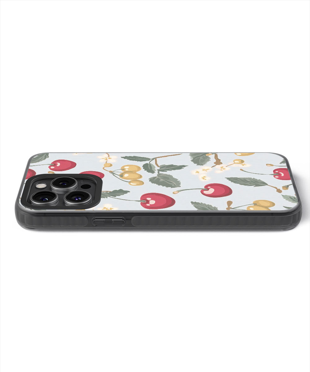 Latest 3rd-Generation Pop Tough Matte Cherries iPhone Case (MagSafe-Compatible)