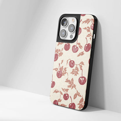 Industry-Level Tough Matte Cherries iPhone Case