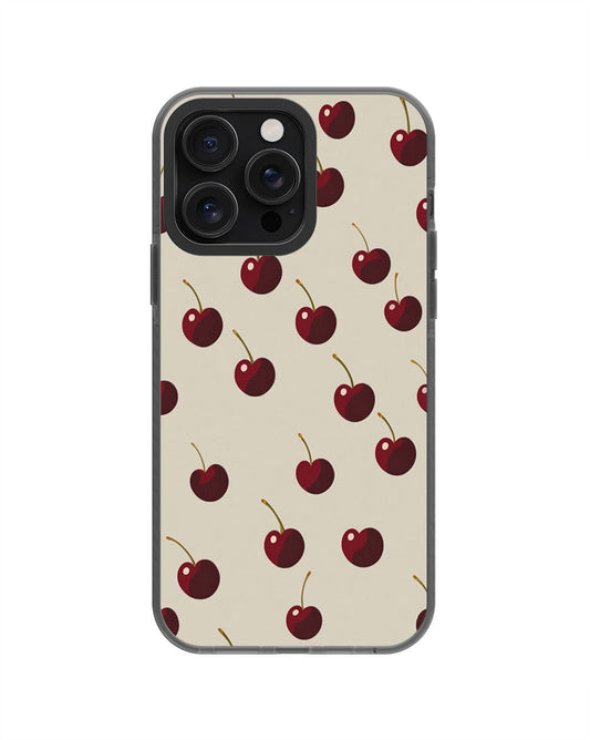Latest 3rd-Generation Pop Tough Matte Cherries iPhone Case (MagSafe-Compatible) [Back Cover Only]