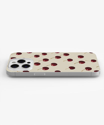 Latest 3rd-Generation Crystal Tough Glossy Cherries iPhone Case (MagSafe-Compatible)