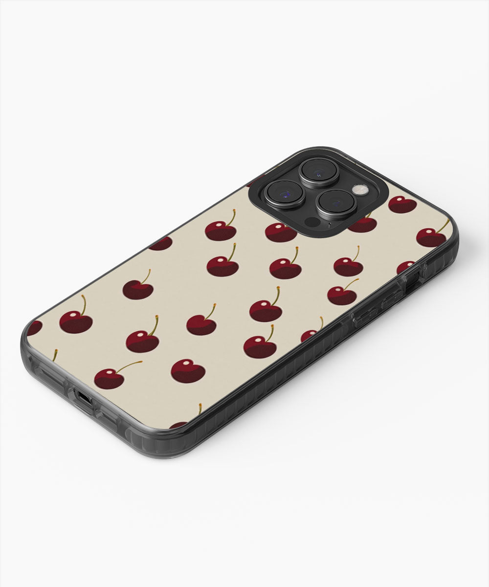 Latest 3rd-Generation Pop Tough Matte Cherries iPhone Case (MagSafe-Compatible)