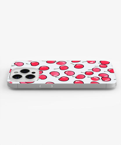 Latest 3rd-Generation Crystal Tough Glossy Cherries iPhone Case (MagSafe-Compatible)