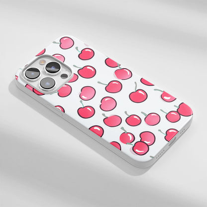 Latest 3rd-Generation Crystal Tough Glossy Cherries iPhone Case