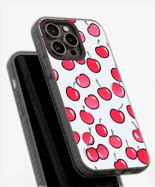 Latest 3rd-Generation Pop Tough Matte Cherries iPhone Case (MagSafe-Compatible)