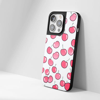 Industry-Level Tough Matte Cherries iPhone Case