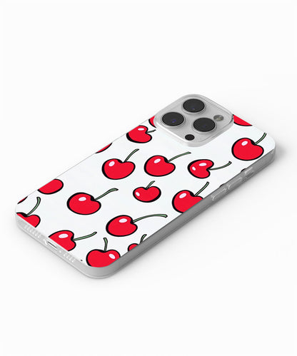 Latest 3rd-Generation Crystal Tough Glossy Cherries iPhone Case (MagSafe-Compatible)