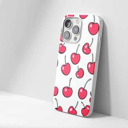 Latest 3rd-Generation Crystal Tough Glossy Cherries iPhone Case