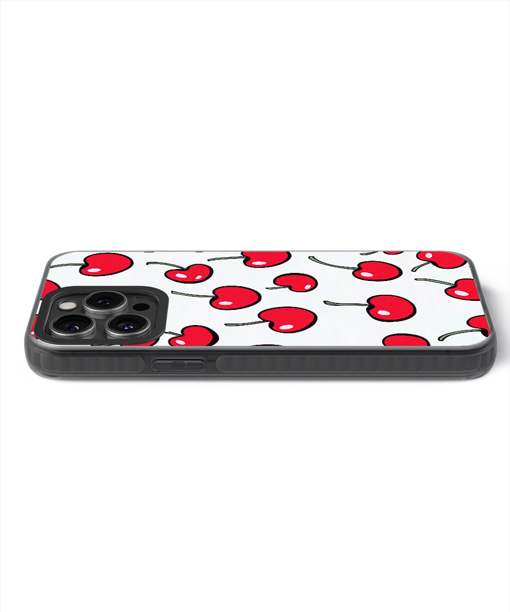 Latest 3rd-Generation Pop Tough Matte Cherries iPhone Case (MagSafe-Compatible)