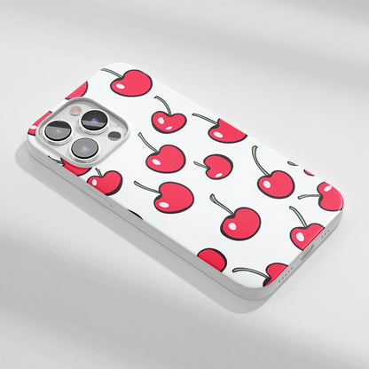 Latest 3rd-Generation Crystal Tough Glossy Cherries iPhone Case