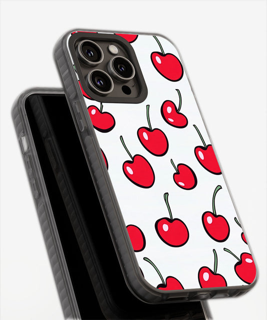 Latest 3rd-Generation Pop Tough Matte Cherries iPhone Case (MagSafe-Compatible)