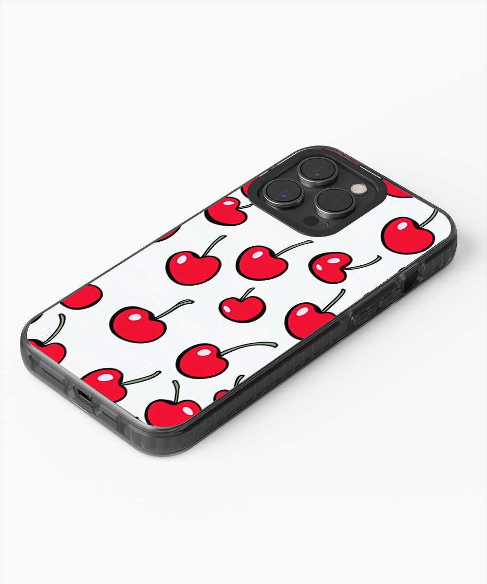 Latest 3rd-Generation Pop Tough Matte Cherries iPhone Case (MagSafe-Compatible)