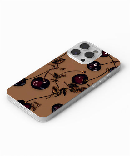Latest 3rd-Generation Crystal Tough Glossy Cherries iPhone Case (MagSafe-Compatible)