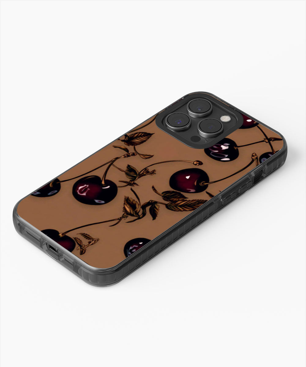 Latest 3rd-Generation Pop Tough Matte Cherries iPhone Case (MagSafe-Compatible)