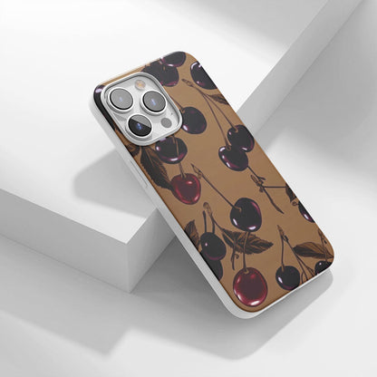 Latest 3rd-Generation Crystal Tough Glossy Cherries iPhone Case