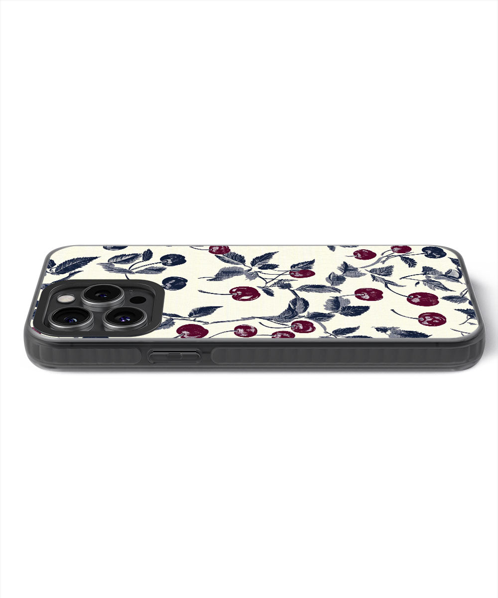 Latest 3rd-Generation Pop Tough Matte Cherries iPhone Case (MagSafe-Compatible)
