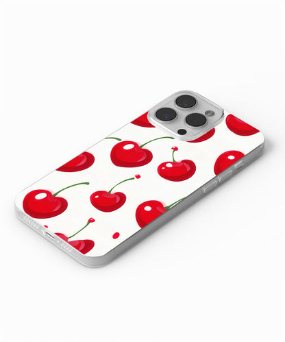 Latest 3rd-Generation Crystal Tough Glossy Cherries iPhone Case (MagSafe-Compatible)