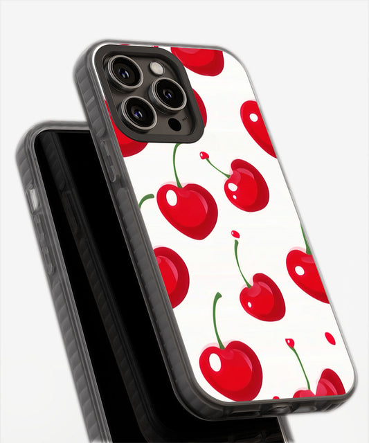 Latest 3rd-Generation Pop Tough Matte Cherries iPhone Case (MagSafe-Compatible)