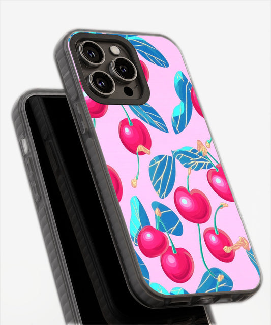 Latest 3rd-Generation Pop Tough Matte Cherries iPhone Case (MagSafe-Compatible)