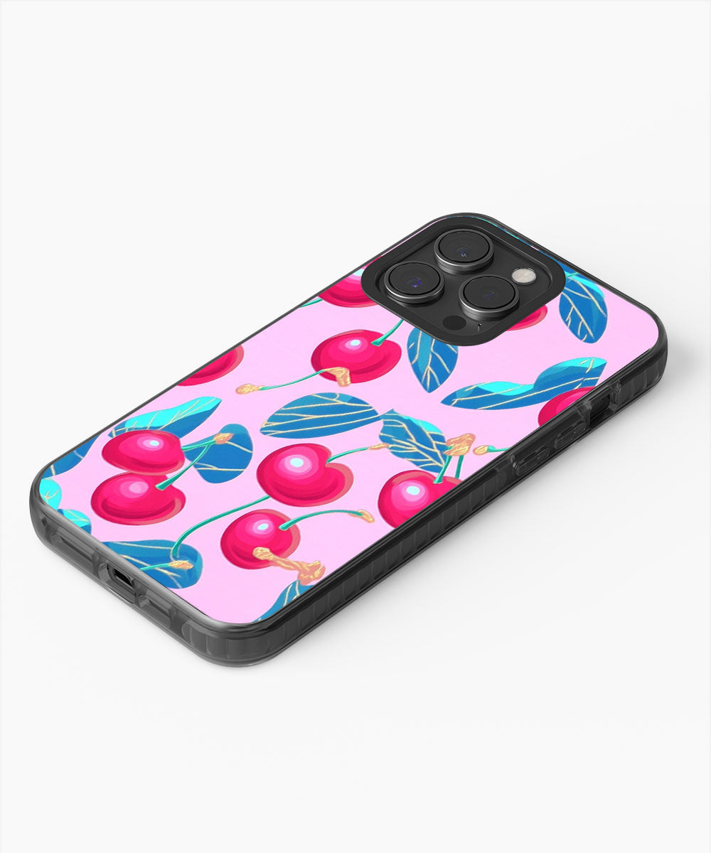 Latest 3rd-Generation Pop Tough Matte Cherries iPhone Case (MagSafe-Compatible)