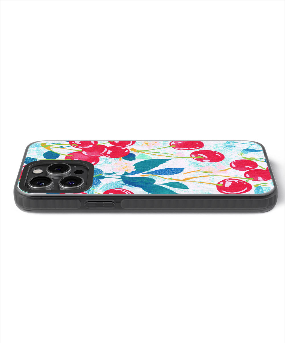 Latest 3rd-Generation Pop Tough Matte Cherries iPhone Case (MagSafe-Compatible)
