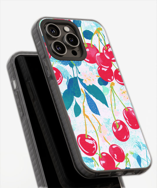 Latest 3rd-Generation Pop Tough Matte Cherries iPhone Case (MagSafe-Compatible)
