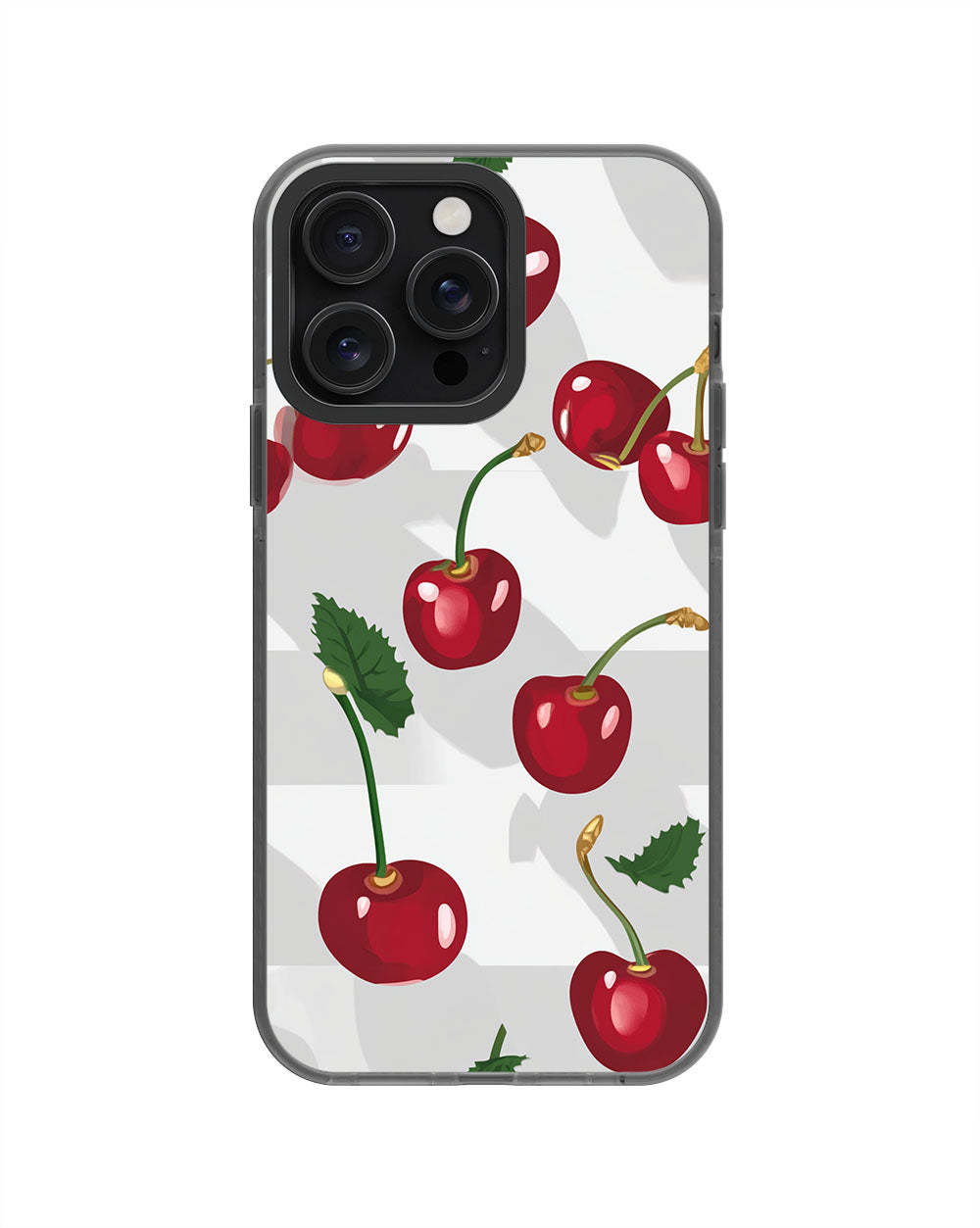 Latest 3rd-Generation Pop Tough Matte Cherries iPhone Case (MagSafe-Compatible) [Back Cover Only]
