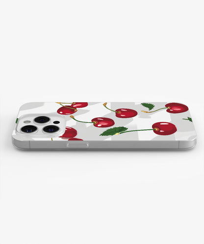 Latest 3rd-Generation Crystal Tough Glossy Cherries iPhone Case (MagSafe-Compatible)