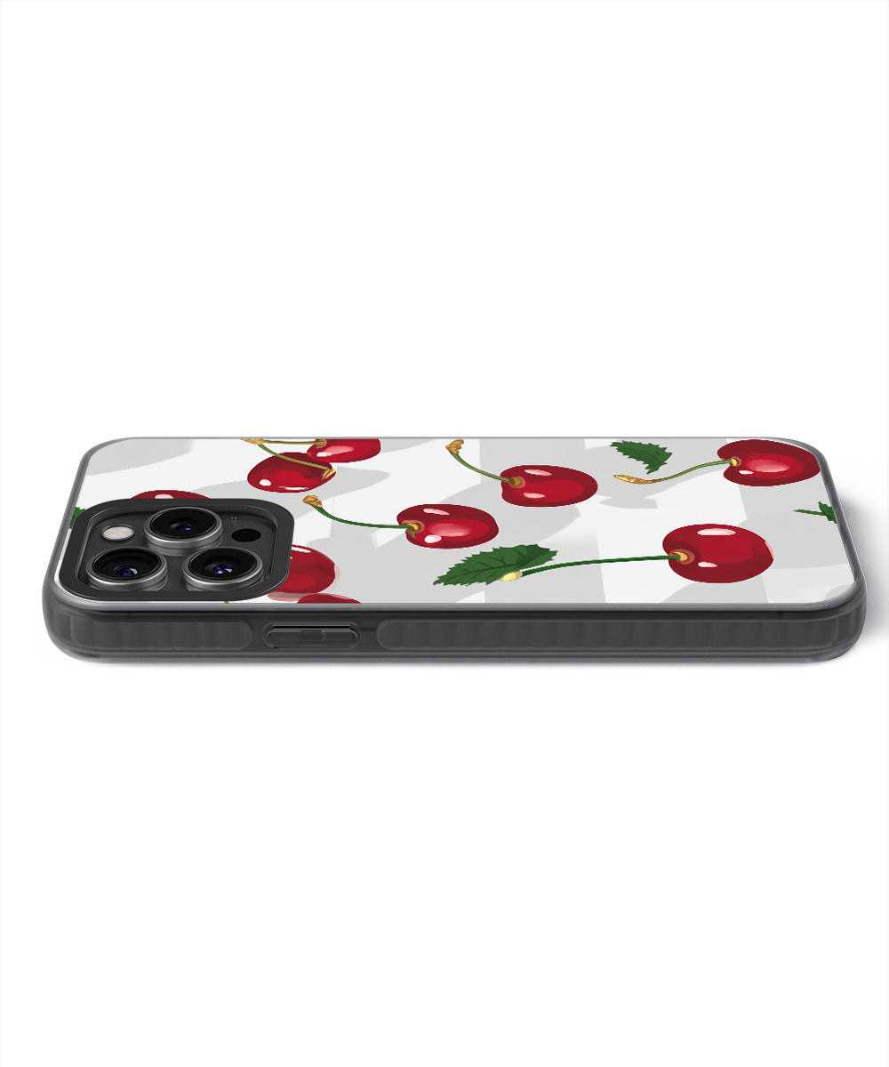 Latest 3rd-Generation Pop Tough Matte Cherries iPhone Case (MagSafe-Compatible)