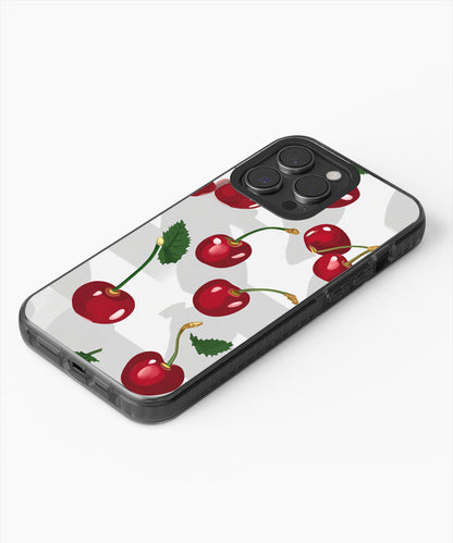 Latest 3rd-Generation Pop Tough Matte Cherries iPhone Case (MagSafe-Compatible)