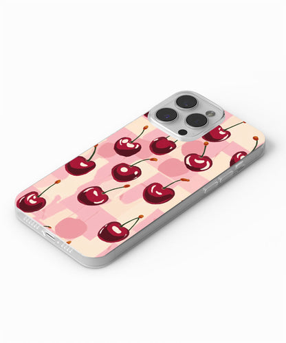 Latest 3rd-Generation Crystal Tough Glossy Cherries iPhone Case (MagSafe-Compatible)