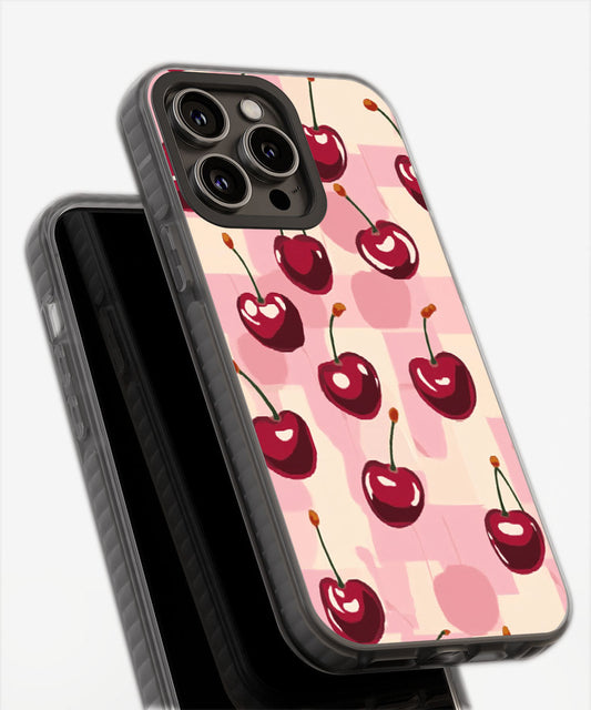 Latest 3rd-Generation Pop Tough Matte Cherries iPhone Case (MagSafe-Compatible)