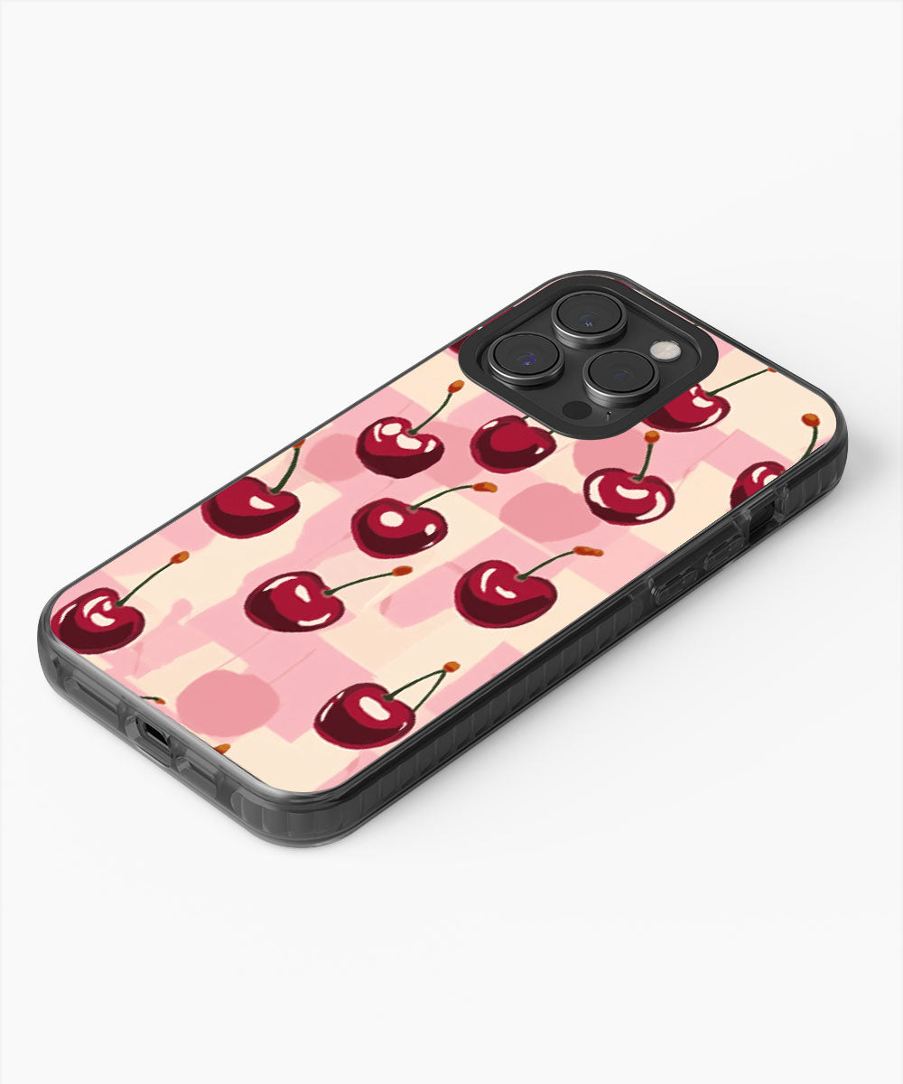 Latest 3rd-Generation Pop Tough Matte Cherries iPhone Case (MagSafe-Compatible)