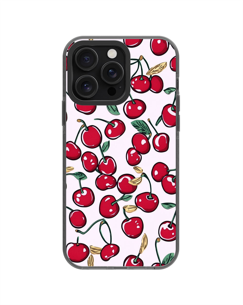 Latest 3rd-Generation Pop Tough Matte Cherries iPhone Case (MagSafe-Compatible) [Back Cover Only]