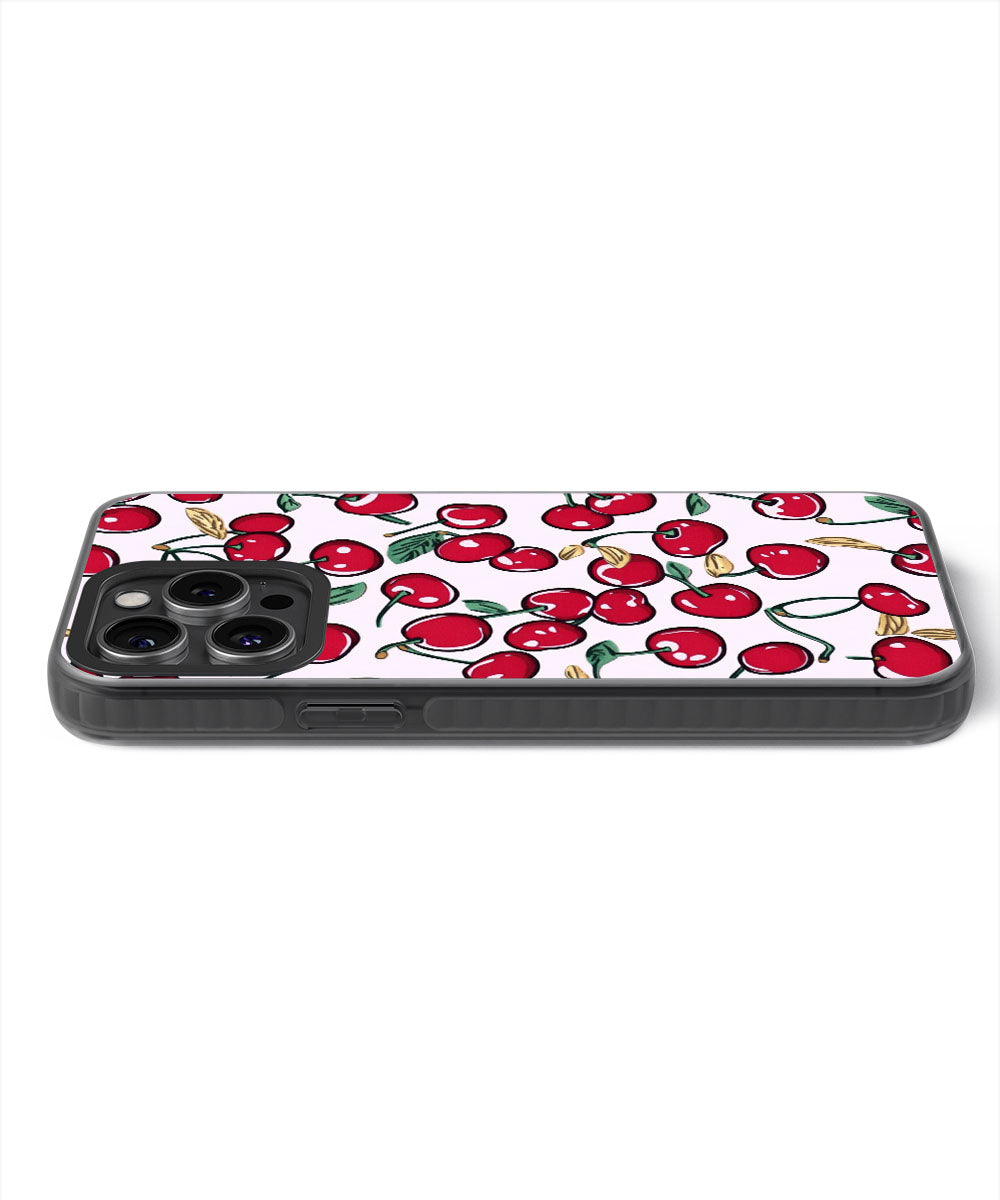 Latest 3rd-Generation Pop Tough Matte Cherries iPhone Case (MagSafe-Compatible)