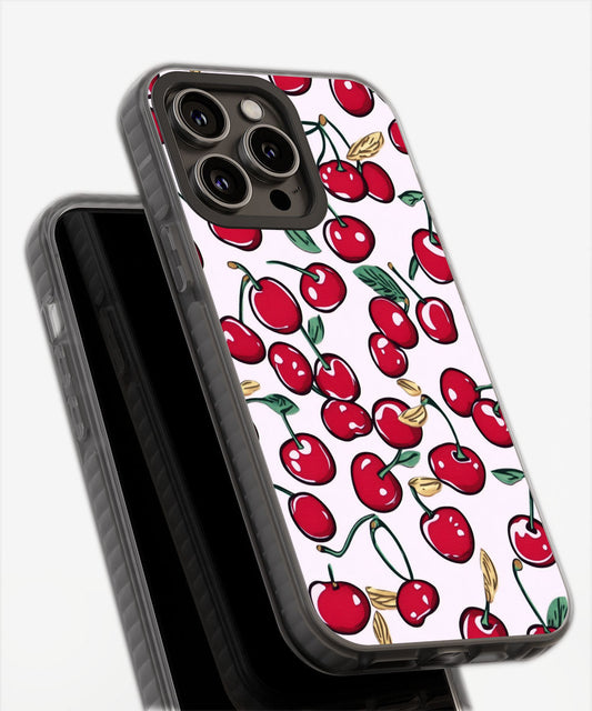 Latest 3rd-Generation Pop Tough Matte Cherries iPhone Case (MagSafe-Compatible)