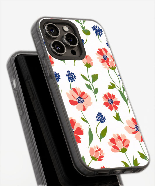 Latest 3rd-Generation Pop Tough Matte Flowers iPhone Case (MagSafe-Compatible)