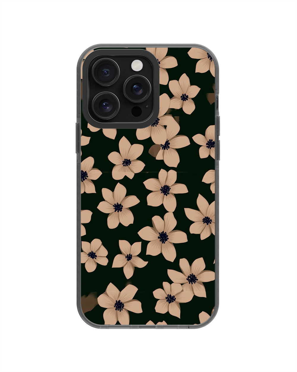 Latest 3rd-Generation Pop Tough Matte Flowers iPhone Case (MagSafe-Compatible) [Back Cover Only]