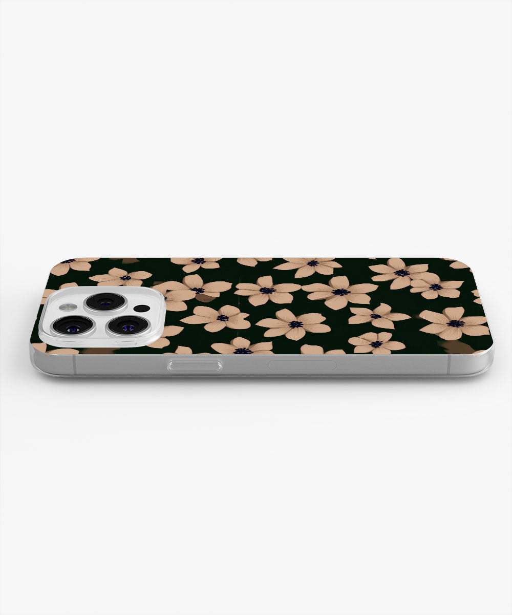 Latest 3rd-Generation Crystal Tough Glossy Flowers iPhone Case (MagSafe-Compatible)