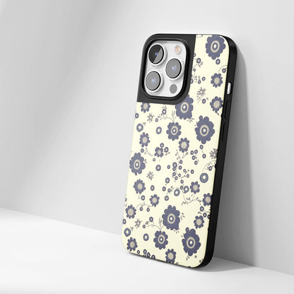 Industry-Level Tough Matte Flowers iPhone Case