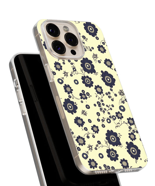 Latest 3rd-Generation Crystal Tough Glossy Flowers iPhone Case (MagSafe-Compatible)