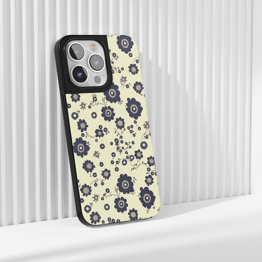 Industry-Level Tough Matte Flowers iPhone Case