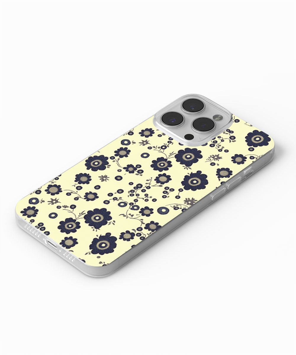 Latest 3rd-Generation Crystal Tough Glossy Flowers iPhone Case (MagSafe-Compatible)