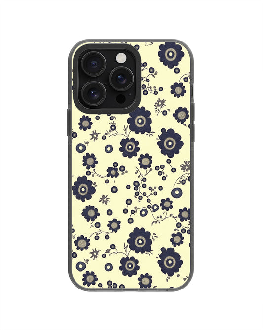 Latest 3rd-Generation Pop Tough Matte Flowers iPhone Case (MagSafe-Compatible) [Back Cover Only]
