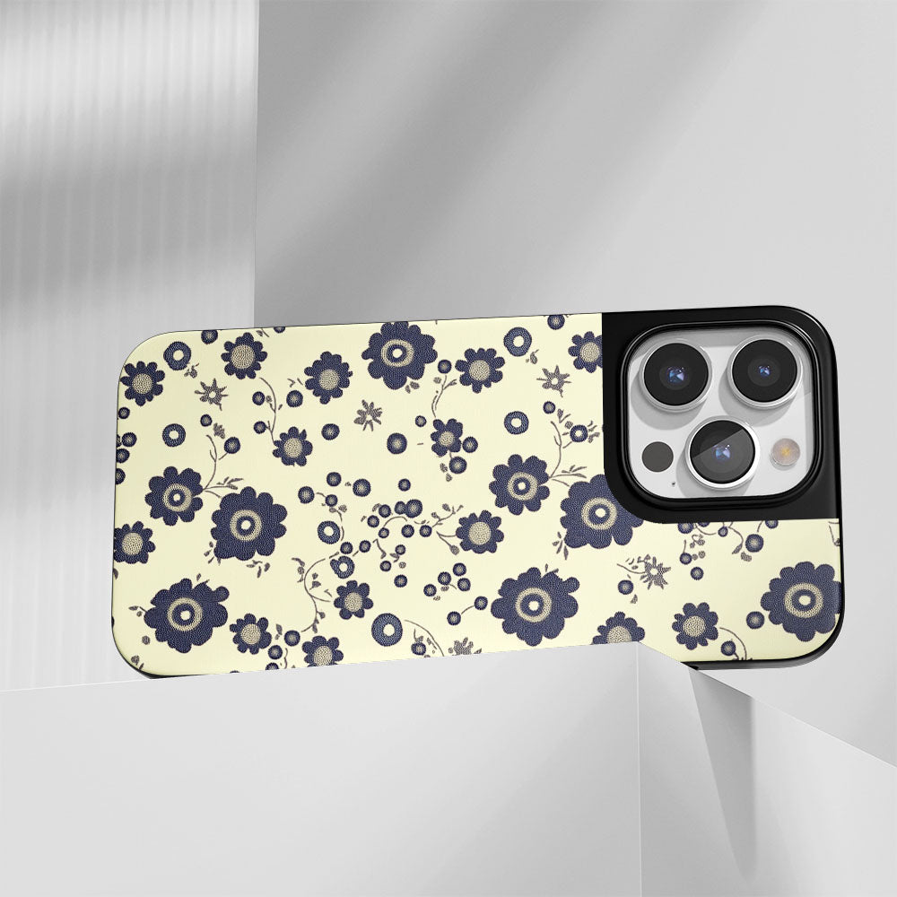 Industry-Level Tough Matte Flowers iPhone Case