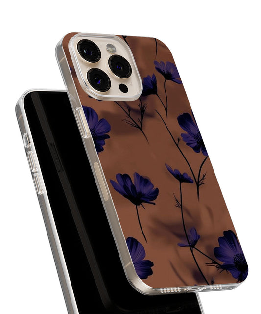 Latest 3rd-Generation Crystal Tough Glossy Flowers iPhone Case (MagSafe-Compatible)