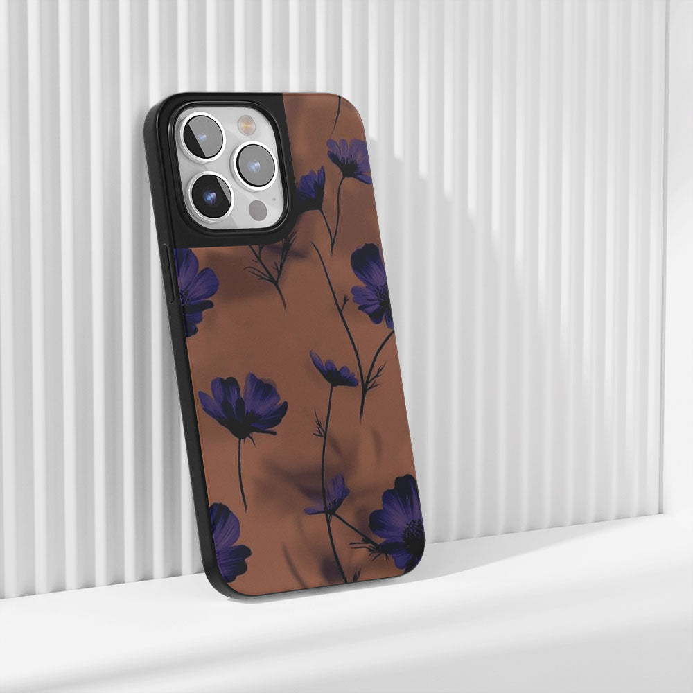 Industry-Level Tough Matte Flowers iPhone Case