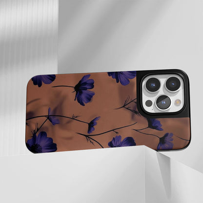 Industry-Level Tough Matte Flowers iPhone Case