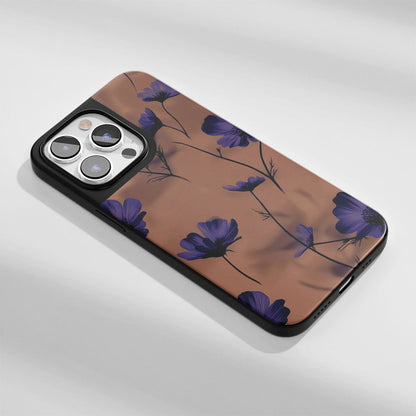 Industry-Level Tough Matte Flowers iPhone Case