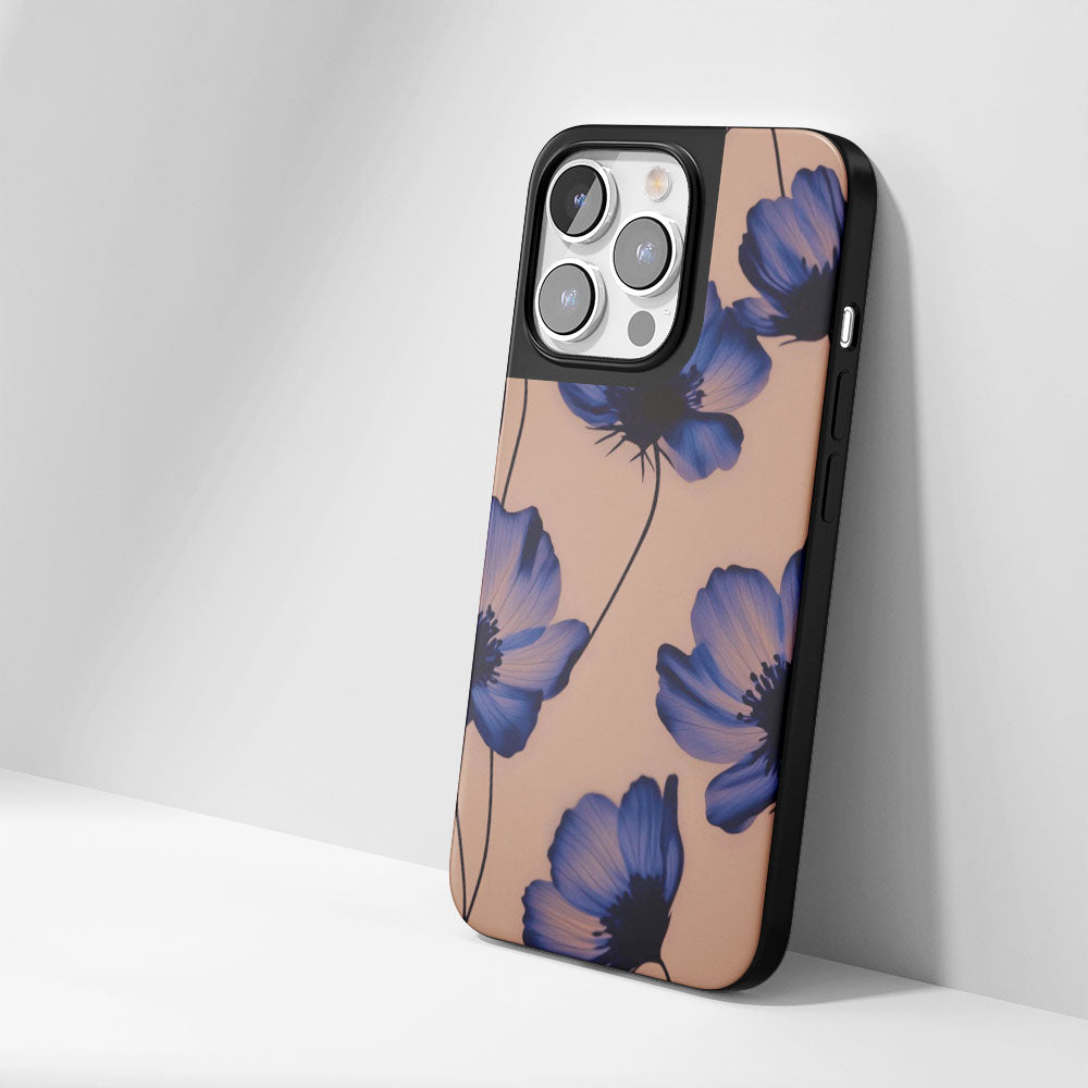 Industry-Level Tough Matte Flowers iPhone Case