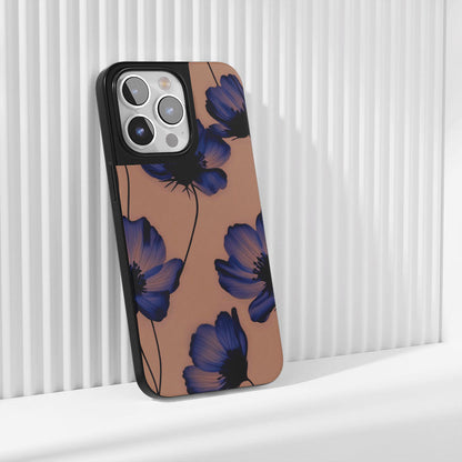 Industry-Level Tough Matte Flowers iPhone Case